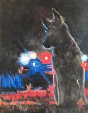 Load image into Gallery viewer, “Badge of Honour” Prints with FREE personalized badge number) by Canadian Fine Artist Ellen Cowie