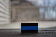Load image into Gallery viewer, Thin Blue Line (Aluminum) 3D Sticker / Decal