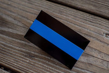 Load image into Gallery viewer, Thin Blue Line (Aluminum) 3D Sticker / Decal