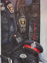 Load image into Gallery viewer, “Badge of Honour” Prints with FREE personalized badge number) by Canadian Fine Artist Ellen Cowie