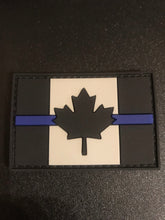 Load image into Gallery viewer, Thin Blue Line Canada PVC Velcro Backed Patch (large)