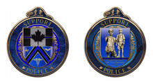 Load image into Gallery viewer, The Thin Blue Line Canada Support Police Challenge Coin