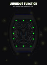 Load image into Gallery viewer, Thin Blue Line Inspired Mechanical Watch