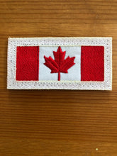 Load image into Gallery viewer, Double Sided Thin Blue Line Canadian Flag / Canadian Flag Patch (2 versions)