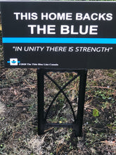 Load image into Gallery viewer, Thin Blue Line Canada 🇨🇦 12” x 18” lawn signs