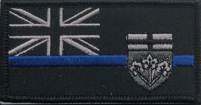 Thin Blue Line Ontario Flag Patch