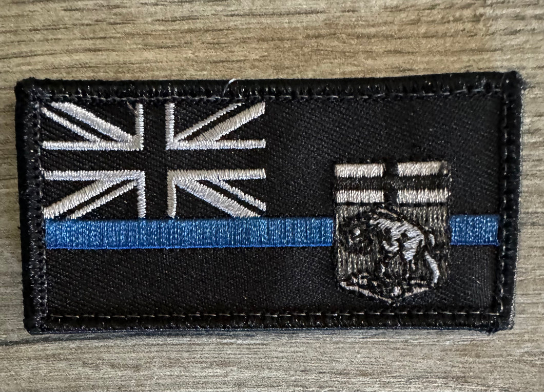 Thin Blue Line Manitoba Flag Patch