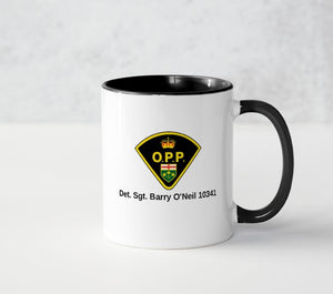 Personalized Mug with Department /Agency, name and rank(12 oz. / 311.84 ml)