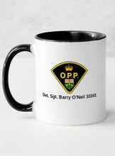 Load image into Gallery viewer, Personalized Mug with Department /Agency, name and rank(12 oz. / 311.84 ml)