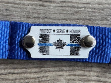 Load image into Gallery viewer, Thin Blue Line Canada Carabiner Key Chain