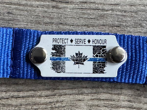 Thin Blue Line Canada Carabiner Key Chain