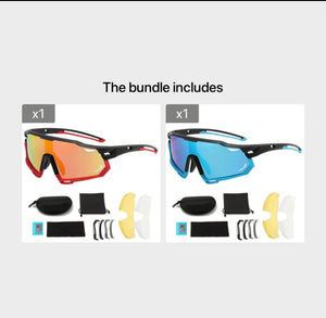Thin Blue Line / Thin Red Line Inspired Polarized Sunglasses Kit