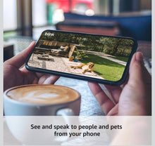 Load image into Gallery viewer, Blink Outdoor 4 and Battery Doorbell 2K+ (newest model) — Two-year battery 1080p camera and 2K battery doorbell. Sync Module Core included — 1 Camera + Doorbell (Black)
