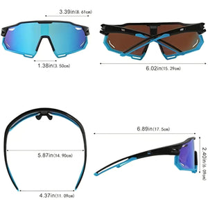 Thin Blue Line / Thin Red Line Inspired Polarized Sunglasses Kit