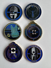 Load image into Gallery viewer, The Complete Thin Blue Line Canada Challenge Coin Set