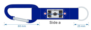 Thin Blue Line Canada Carabiner Key Chain