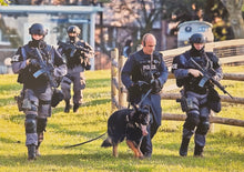 Load image into Gallery viewer, The 2026 Thin Blue Line Canada Fundraising Calendar (Wall Size and Desk Size) To Benefit The Police &amp; Peace Officers’ Memorial Ribbon Society