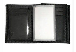 MOUNTED POLICE Bi-Fold Wallet by Perfect Fit (100% Leather) Model 104