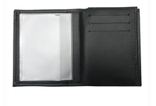 Load image into Gallery viewer, Bi-Fold Police Badge Wallet by Perfect Fit (100% Leather) Model 104
