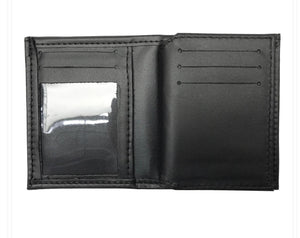 MOUNTED POLICE Bi-Fold Wallet by Perfect Fit (100% Leather) Model 104