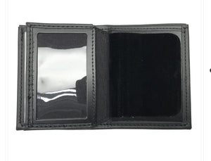 Bi-Fold Police Badge Wallet by Perfect Fit (100% Leather) Model 104