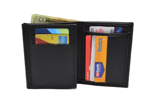 MOUNTED POLICE Recessed Wallet by Perfect Fit (100% Leather) Model 105