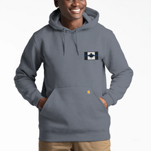 Load image into Gallery viewer, Thin Blue Line Canada Carhartt® Loose-Fit Midweight Unisex Hoodie(with FREE pen for a limited time)