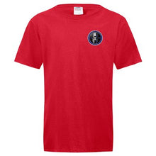 Load image into Gallery viewer, TBLC Spartan Flag Offends Until It Defends T-Shirt
