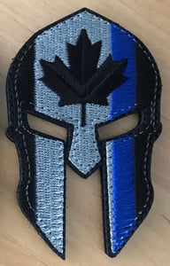 Spartan Thin Blue Line Canada Patch (2 Models)
