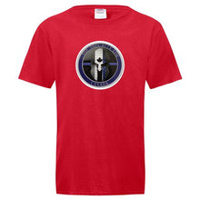 Load image into Gallery viewer, Thin Blue Line Canada Spartan Helmet T-Shirt