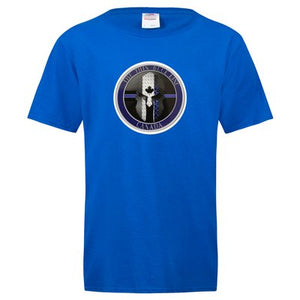 Thin Blue Line Canada Spartan Helmet T-Shirt