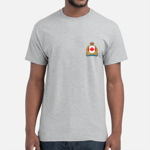 Support Local Police (Canada) Small Left Chest Logo Unisex T-Shirt w/FREE Support Local Police Sticker (for a limited time)