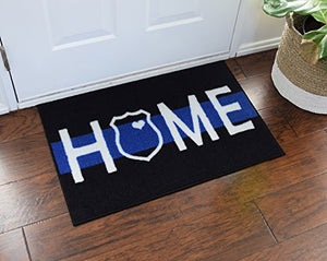 Thin Blue Line Door Mat 3’ x2’