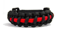 Load image into Gallery viewer, THIN RED LINE SURVIVAL BRACELET