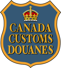 Load image into Gallery viewer, Vintage Canada Customs Douanes 12&#39;&#39; x 12&#39;&#39; Metal Sign (Reproduction)