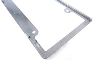 Thin Blue Line Chrome Plated Plastic License Plate Frame