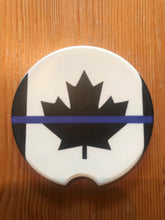 Load image into Gallery viewer, Thin Blue Line Canada Sandstone Coasters