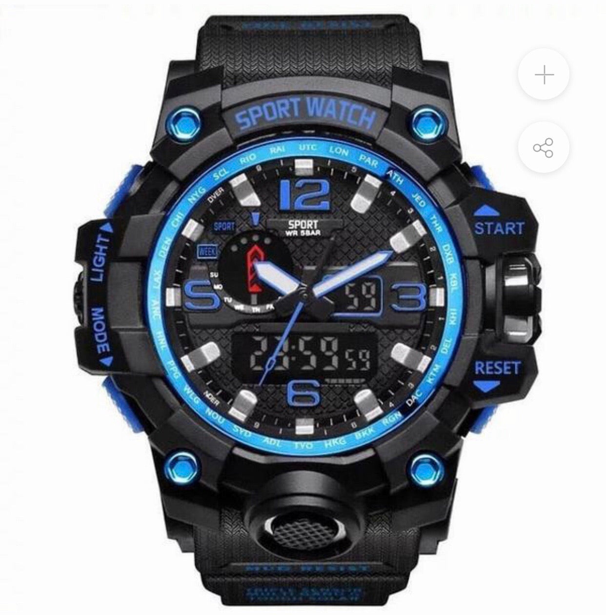 Blue line store g shock