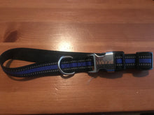 Load image into Gallery viewer, Thin Blue Line Canada Leash and Collar Set