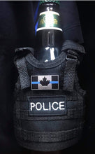 Load image into Gallery viewer, **You must go to canam-thinblueline.ecwid.com to purchase Miniature Tactical Vest Koozie Type Beverage Insulator