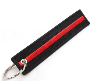 Thin Red Line - Key Chain