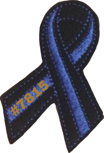 Fundraising Thin Blue Line Ribbon Patch for Constable Andrew Hong
