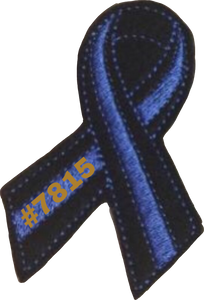Fundraising Thin Blue Line Ribbon Patch for Constable Andrew Hong