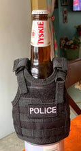 Load image into Gallery viewer, **You must go to canam-thinblueline.ecwid.com to purchase Miniature Tactical Vest Koozie Type Beverage Insulator