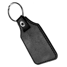Load image into Gallery viewer, THIN BLUE LINE POLICE SHERIFF FAUX LEATHER KEY RING
