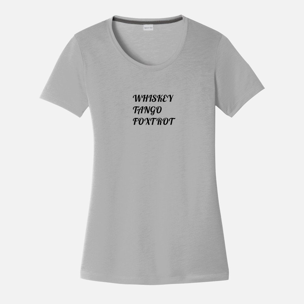 Whiskey Tango Foxtrot Sport-Tek® Women's Workout Shirt – The Thin Blue Line  Canada