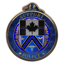 Load image into Gallery viewer, The Thin Blue Line Canada Support Police Challenge Coin