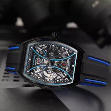 Load image into Gallery viewer, Thin Blue Line Inspired Mechanical Watch