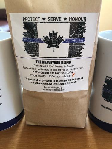 Thin Blue Line Canada Coffee “The Graveyard Blend''