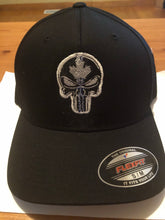 Load image into Gallery viewer, Thin Blue Line Punisher Fitted Cap (Flexfit).